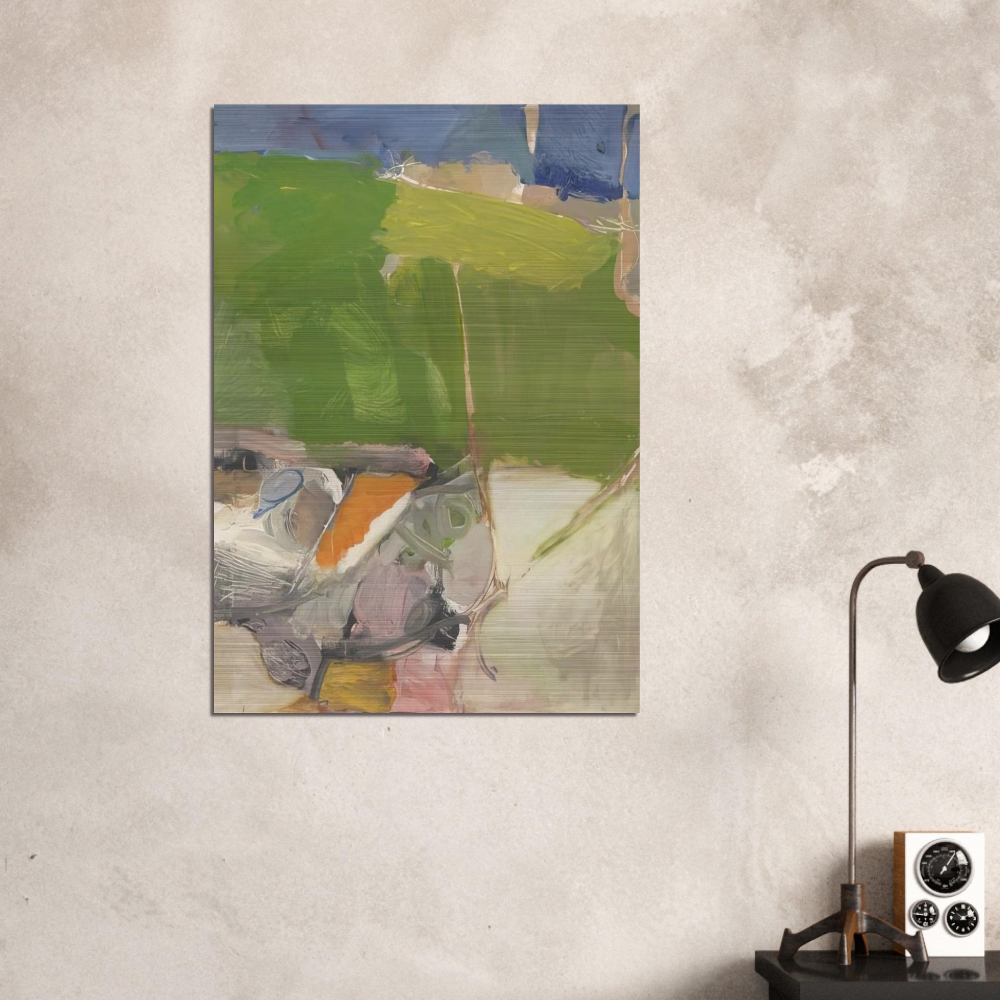 Berkeley #33 - Richard Diebenkorn Brushed Aluminum Print - 70x100 cm / 28x40 inches | Richard Diebenkorn Aluminum Print | Richard Diebenkorn Prints