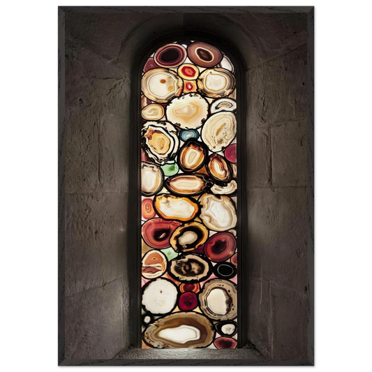 AHATFENSTER 2009 1 - Sigmar Polke Framed Art Print – Black Wooden Frame - Default Title - -Framed Art Print