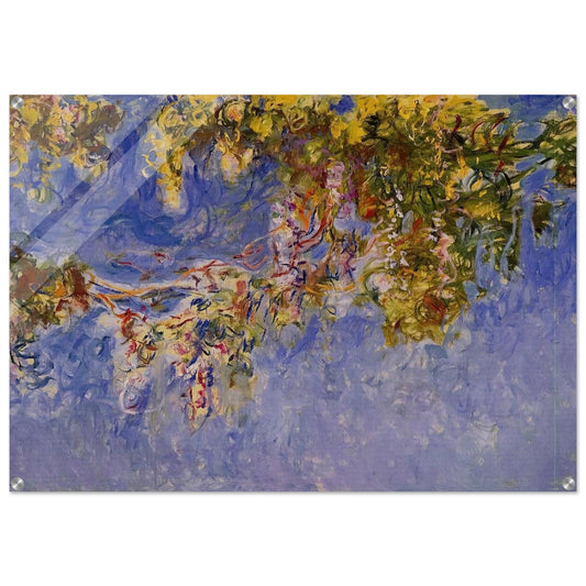 Wisteria - claude monet Acrylic Print - 70x100 cm / 28x40″ inches