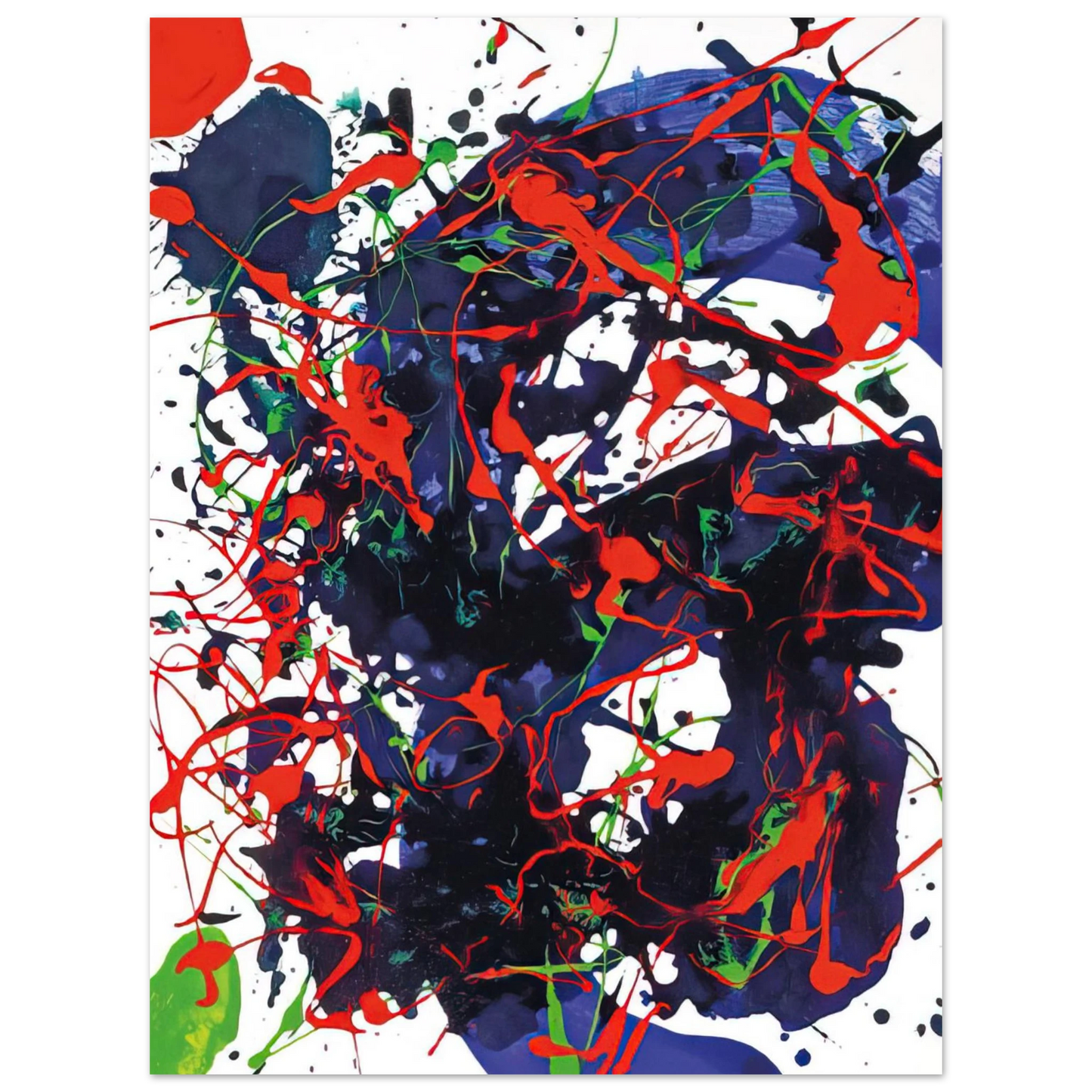 Sam Francis - Untitled  SFP94-41  SFF 1716  Fine Art Poster - Default Title