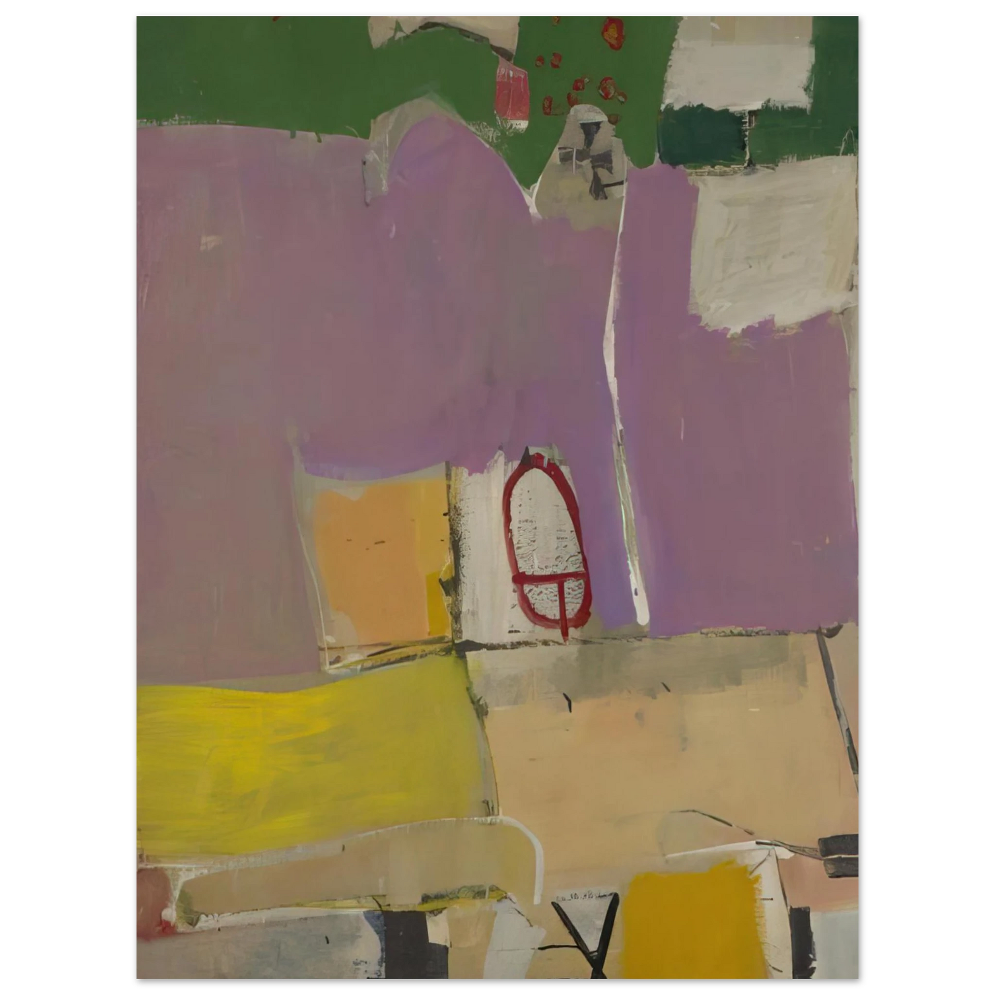 Richard Diebenkorn - Albuquerque #4 Fine Art Poster - Default Title