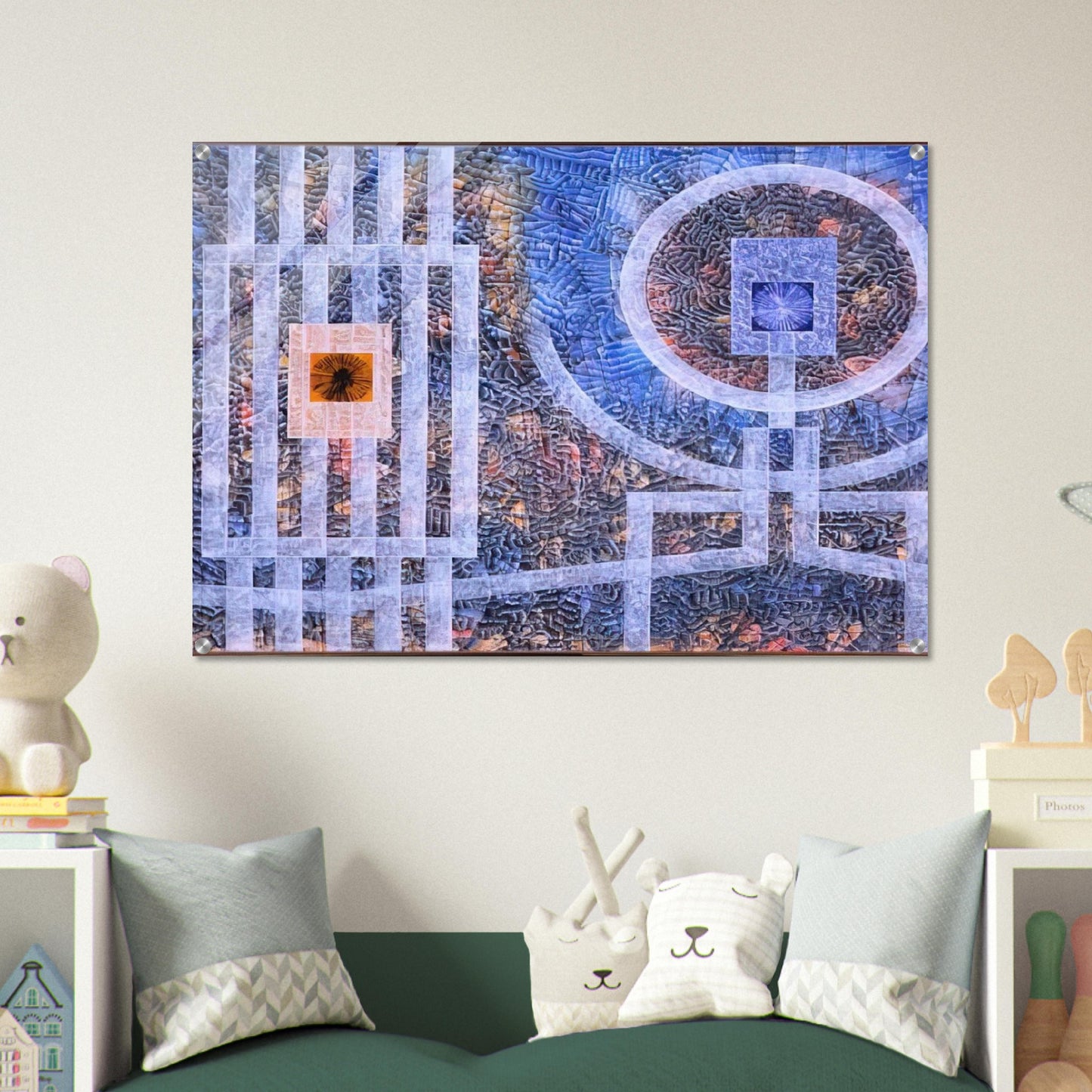 Exile - 1974 - Jimmy Ernst Acrylic Print - 70x100 cm / 28x40″ inches | Jimmy Ernst Wall Art | Jimmy Ernst Prints