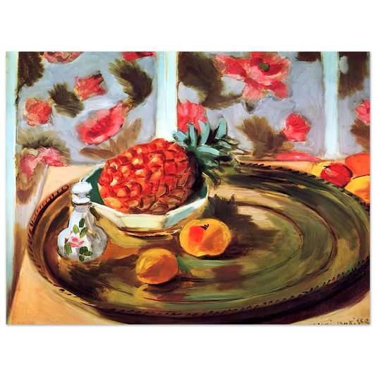 Henri Matisse - STILL LIFE WITH PINEAPPLE 1924 Fine Art Poster - Default Title