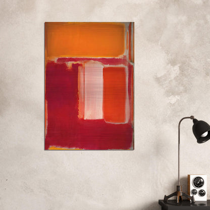 Yellow, Cherry, Orange - 1947 - Mark Rothko Brushed Aluminum Print - 70x100 cm / 28x40 inches | Mark Rothko Aluminum Print | Mark Rothko Prints