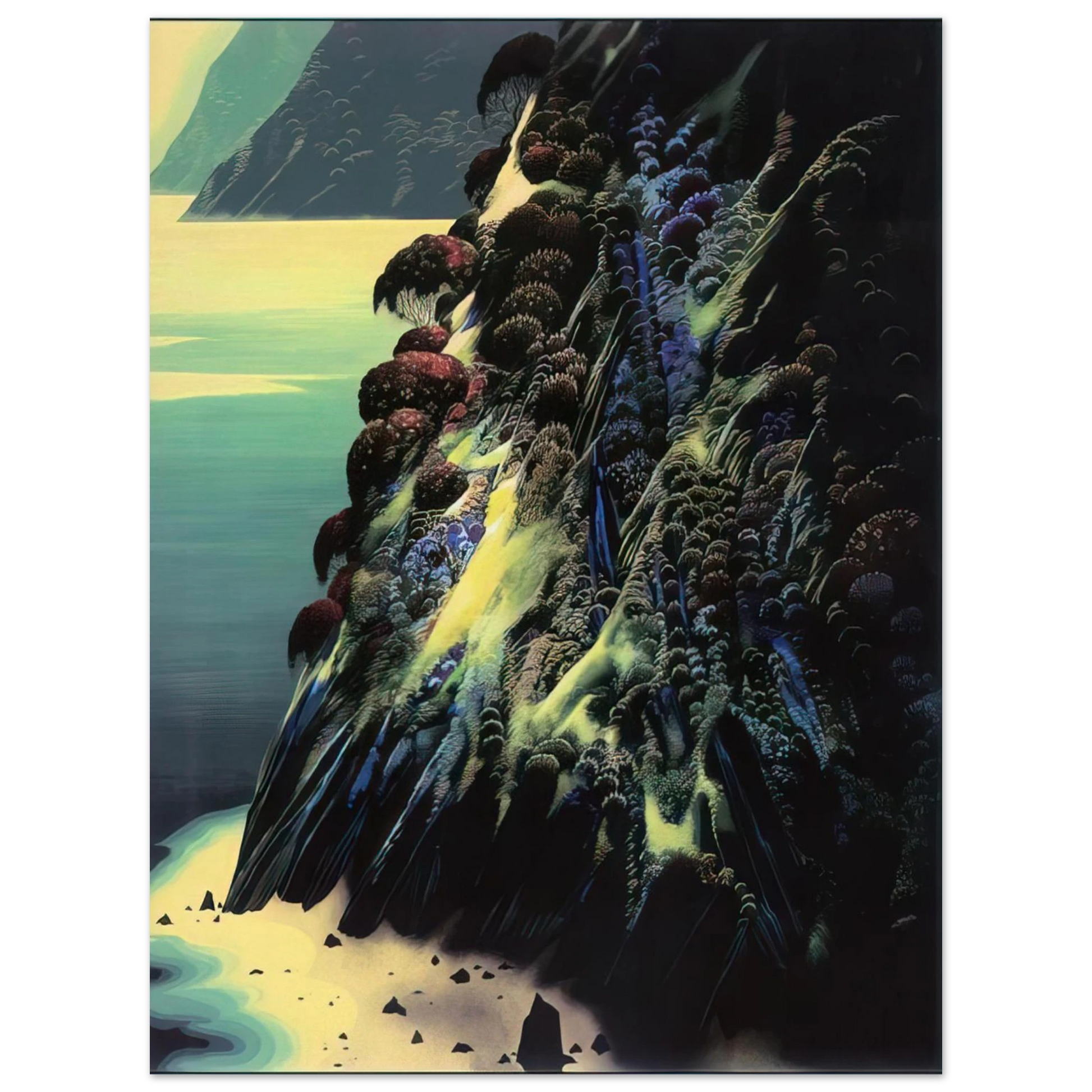 Eyvind Earle - Big Sur Poem Fine Art Poster - Default Title