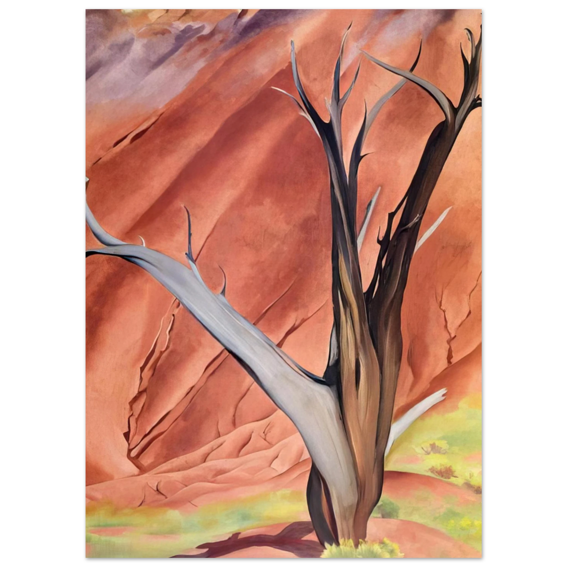 Georgia O'Keeffe - Geralds Tree Fine Art Poster - 40x60 cm / 16x24 inches