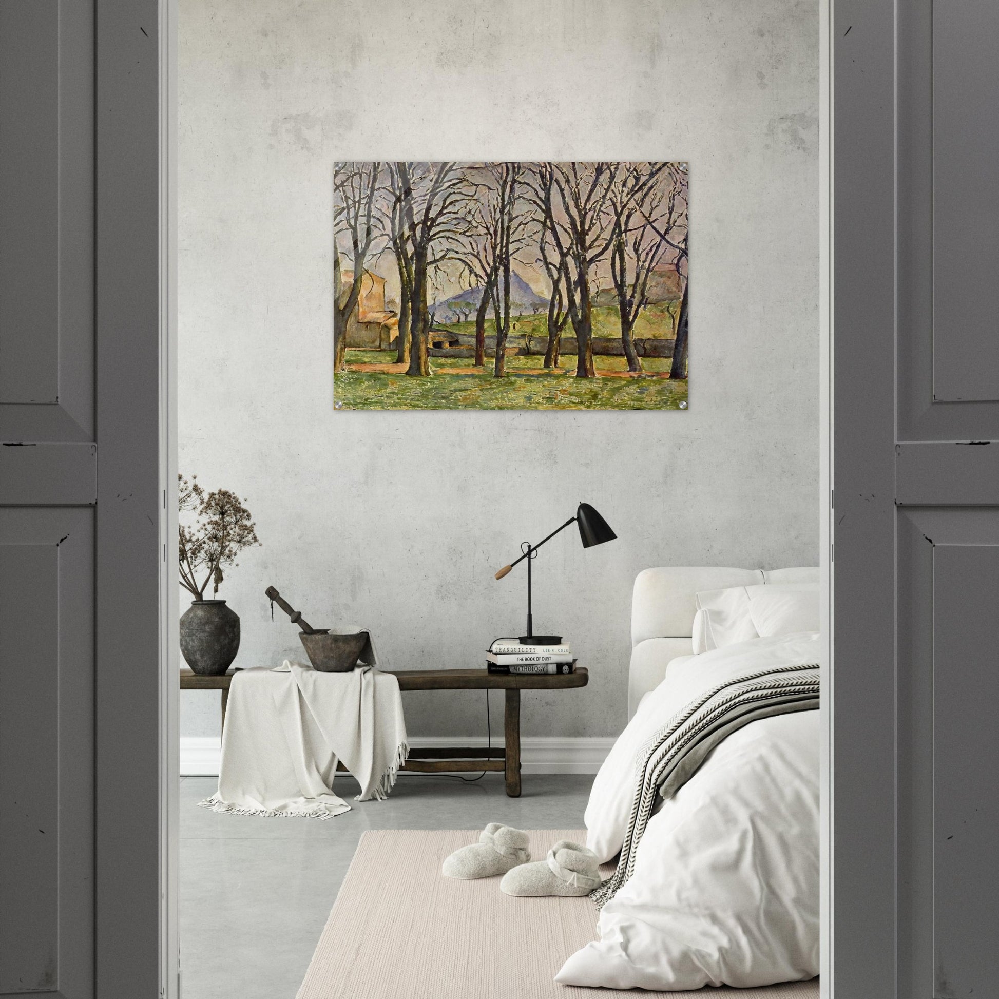 Chestnut Trees at the Jas de Bouffan - Paul Cézanne Acrylic Print - 70x100 cm / 28x40″ inches