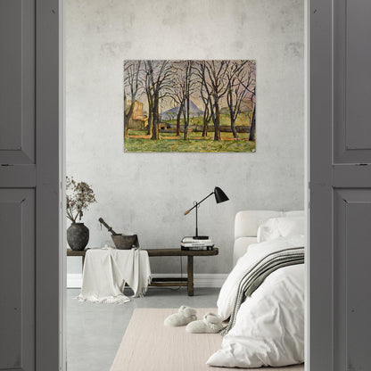 Chestnut Trees at the Jas de Bouffan - Paul Cézanne Acrylic Print - 70x100 cm / 28x40″ inches
