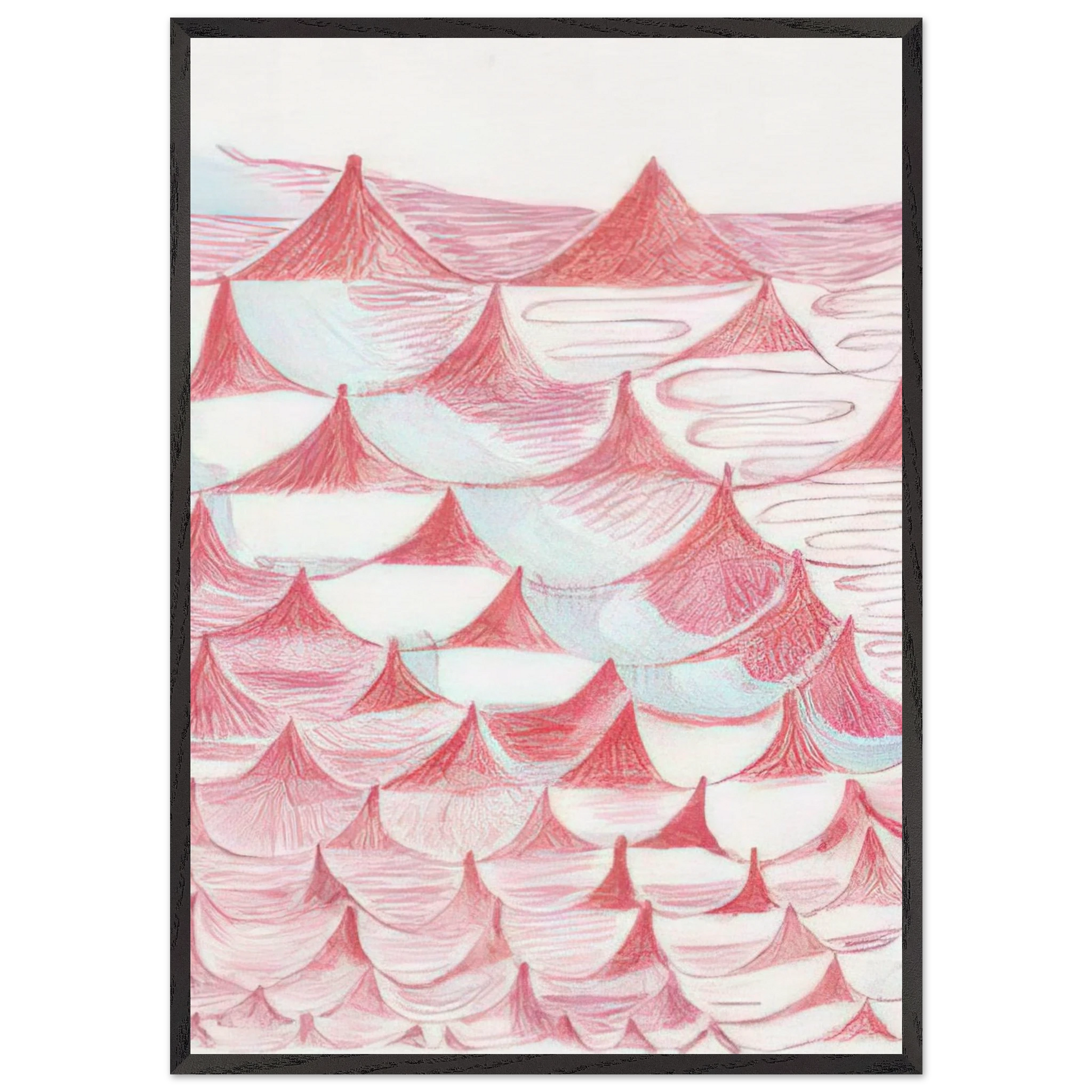 UNTITLED 1995 5 - Louise Bourgeois Framed Art Print – Black Wooden Frame - Default Title - -Framed Art Print