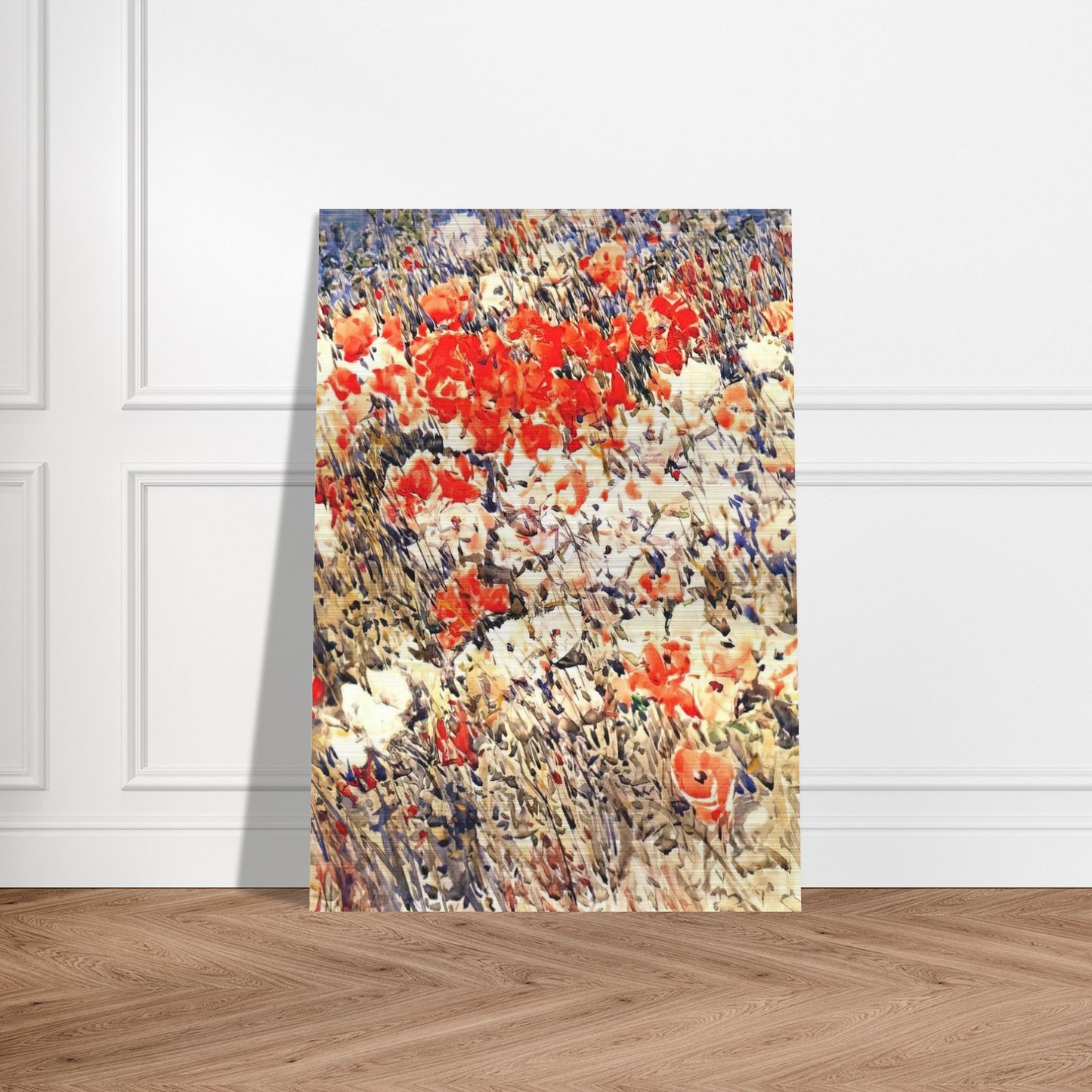 The island garden - Childe Hassam Brushed Aluminum Print - 70x100 cm / 28x40 inches | Childe Hassam Aluminum Print | Childe Hassam Prints