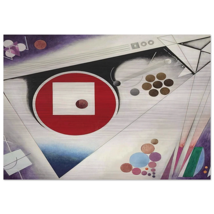 THIRD SYMPHONY IN 3 MOVEMENTS 1930 - Rudolf Bauer Brushed Aluminum Print - 70x100 cm / 28x40 inches | Rudolf Bauer Aluminum Print | Rudolf Bauer Prints