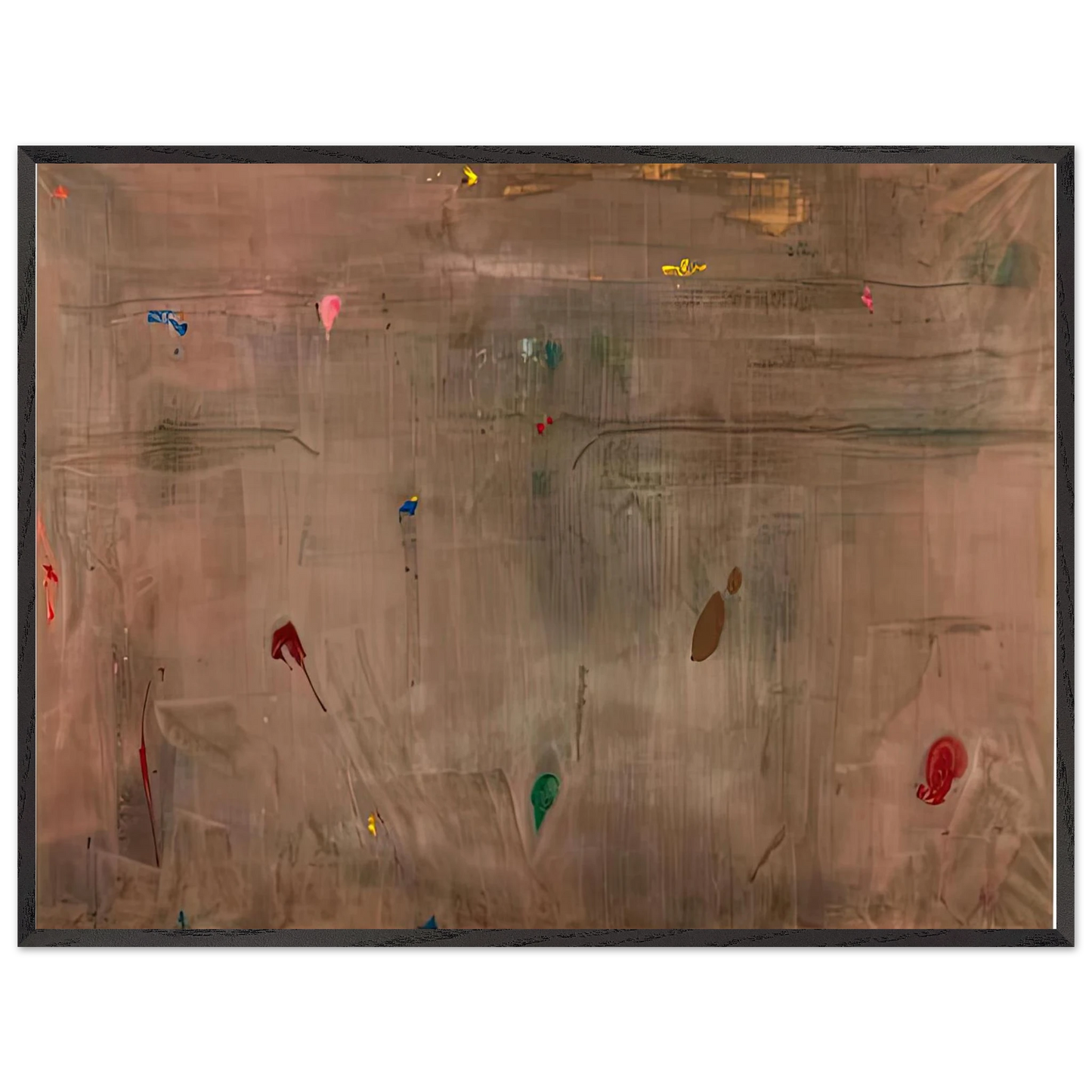 Helen Frankenthaler - Cathedral, 1982- Wall Art - 21x29.7 cm / 8x12" - Premium Wooden Framed Poster With Fine Art Paper - White frame