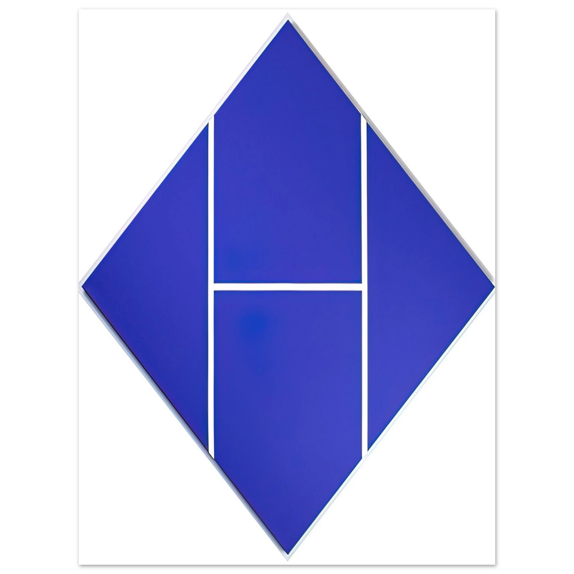 Carmen Herrera - Cobalt - 1982 Fine Art Poster - Default Title