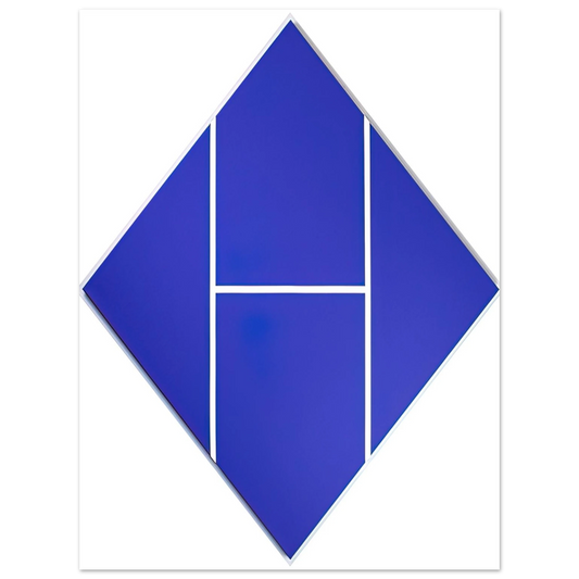 Carmen Herrera - Cobalt - 1982 Fine Art Poster - Default Title