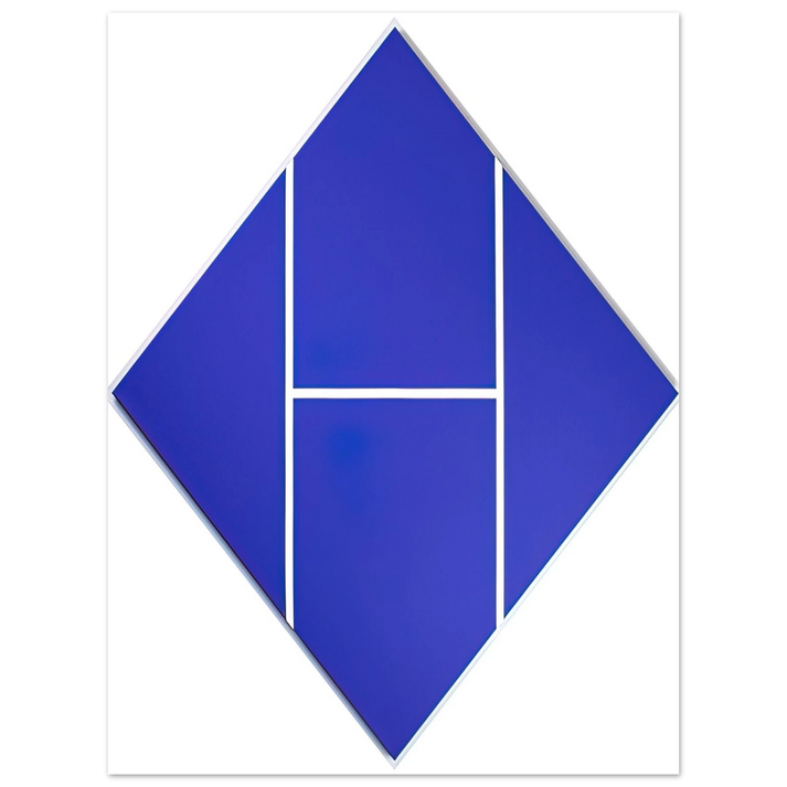 Carmen Herrera - Cobalt - 1982  75x100 cm / 30x40inches Fine Art Poster
