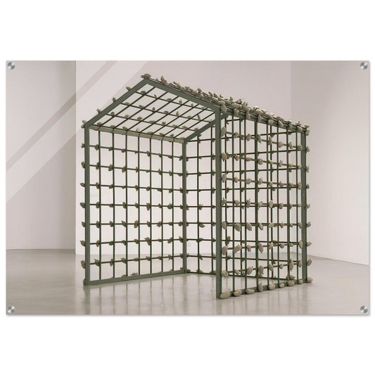 POTATO HOUSE KARTOFFELHAUS 1967 - Sigmar Polke Acrylic Print - 70x100 cm / 28x40″ inches