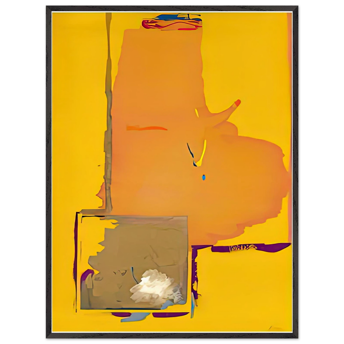 Helen Frankenthaler - Mardi Gras, 1987- Wall Art - 60x80 cm / 24x32 inches - Fine Art Poster - -