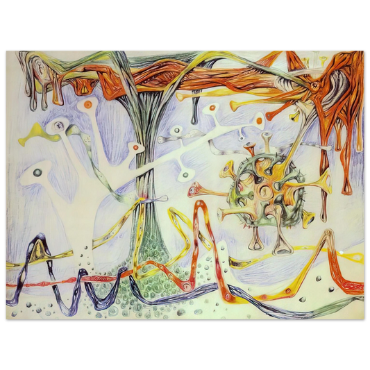 Roberto Matta - MORPHOLOGY 1937 Fine Art Poster - Default Title
