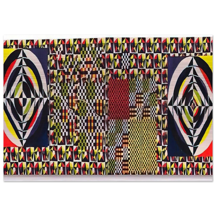 The Pythagorean Theorem - 1964 - Alfred Jensen Brushed Aluminum Print - 70x100 cm / 28x40 inches | Alfred Jensen Aluminum Print | Alfred Jensen Prints