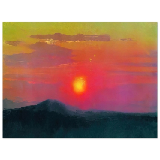 Arkhyp Kuindzhi - Red sunset Fine Art Poster - Default Title