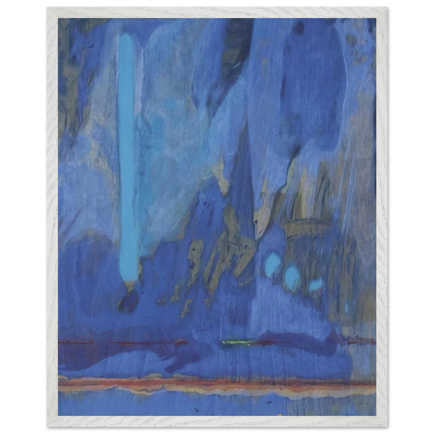Helen Frankenthaler - Tales of Genji III - 1998 Wall art - A3 (29.7 x 42  cm) - Premium Wooden Framed Poster With Fine Art Paper - Wood frame