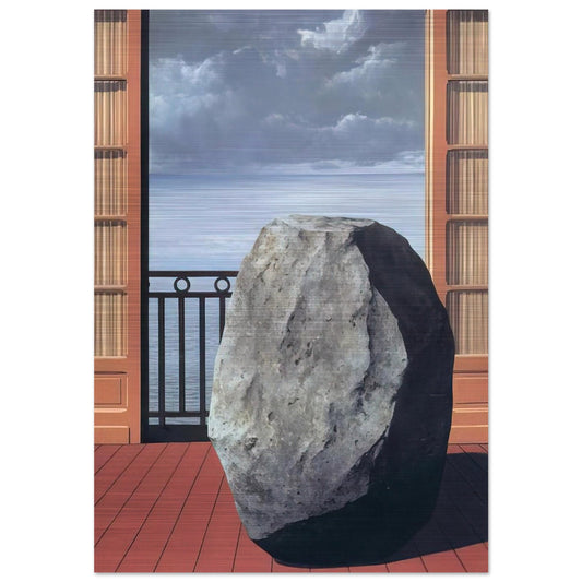 INVISIBLE WORLD 1954 - Rene Magritte Brushed Aluminum Print - 70x100 cm / 28x40 inches | Rene Magritte Aluminum Print | Rene Magritte Prints