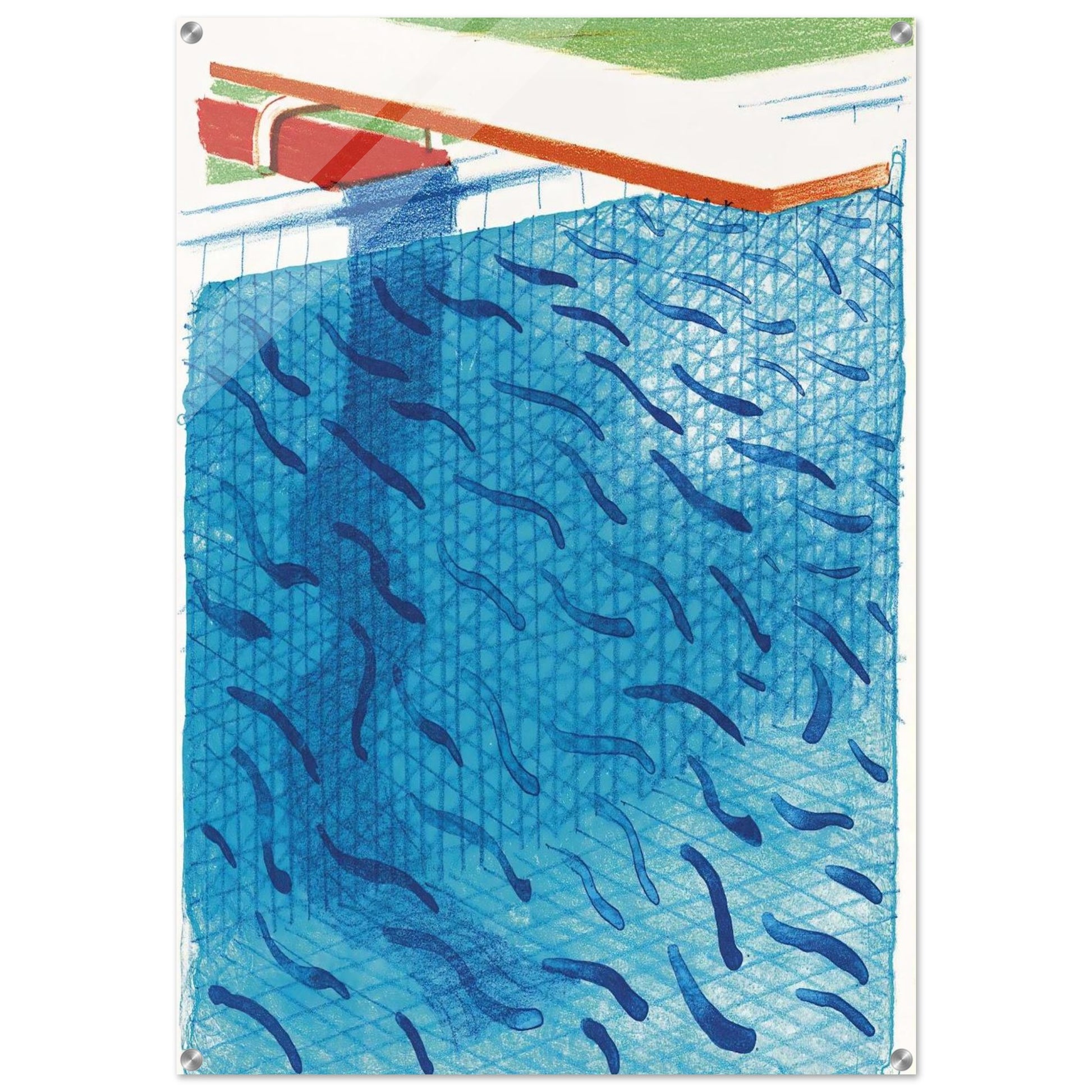 David Hockney - David Hockney Acrylic Print - 70x100 cm / 28x40″ inches | David Hockney Wall Art | David Hockney Prints