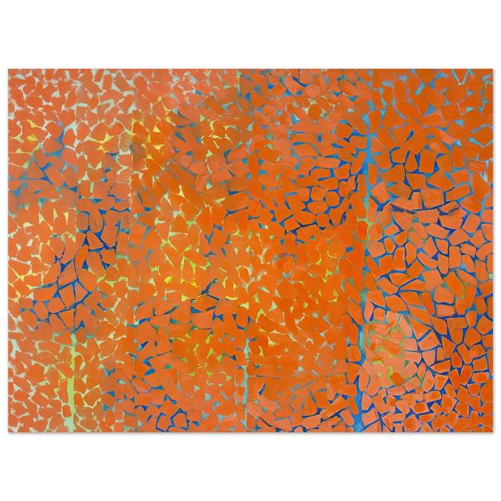 Alma Woodsey Thomas - AUTUMN LEAVES FLUTTERING IN THE BREEZE 1973  75x100 cm / 30x40inches Fine Art Poster
