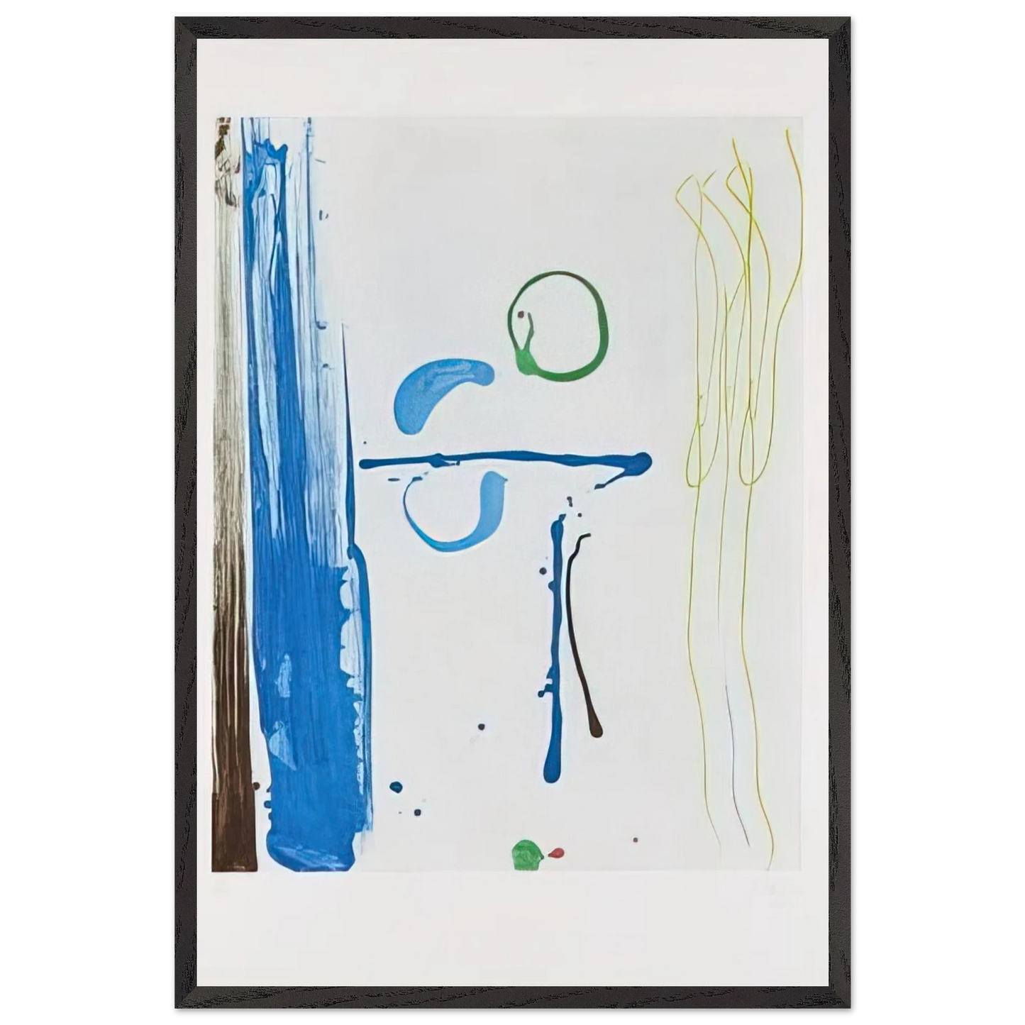 Helen Frankenthaler - Sunshine After Rain - 1987 Wall art - 60x80 cm / 24x32 inches - Fine Art Poster - -