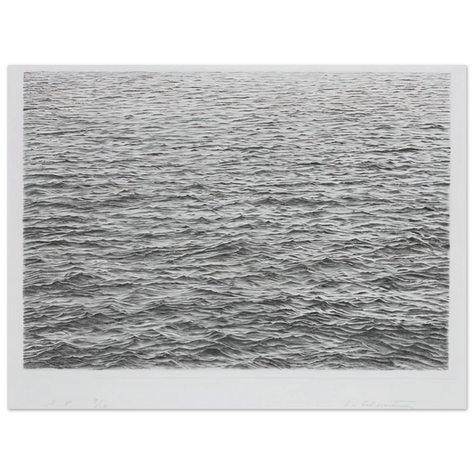 Vija Celmins - DRYPOINT OCEAN SURFACE 1983 Fine Art Poster - Default Title