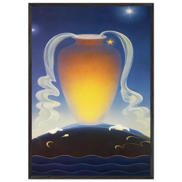 Even Song - 1930 - Agnes Lawrence Pelton 70x100 cm / 28x40 inches Framed Art Print – Black Wooden Frame