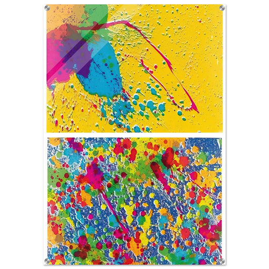 Morning Series - 1974 - Walasse Ting Acrylic Print - 70x100 cm / 28x40″ inches | Walasse Ting Wall Art | Walasse Ting Prints