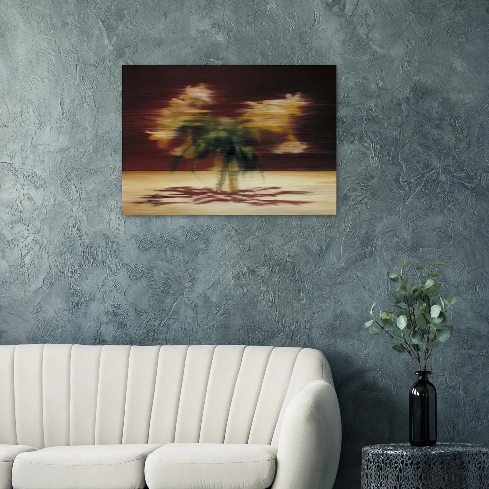 LILIES - Gerhard Richter Brushed Aluminum Print - 70x100 cm / 28x40 inches | Gerhard Richter Aluminum Print | Gerhard Richter Prints