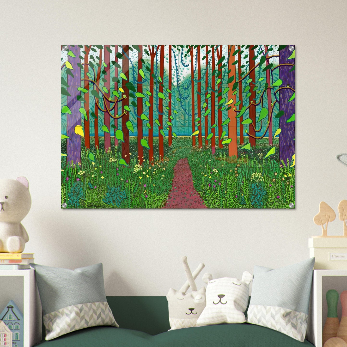 David Hockney - David Hockney Acrylic Print - 70x100 cm / 28x40″ inches | David Hockney Art | Artwork by David Hockney