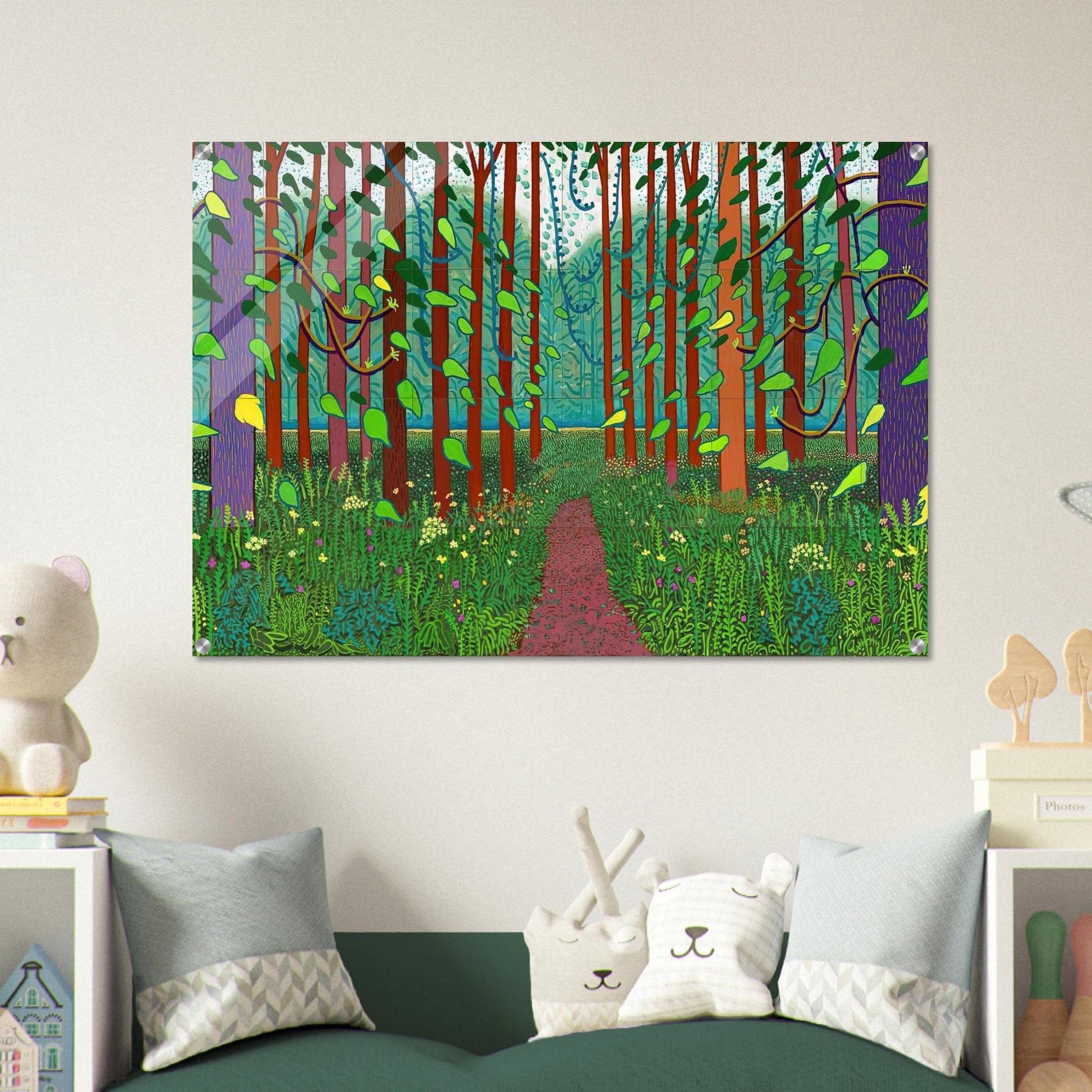 David Hockney - David Hockney Acrylic Print - 70x100 cm / 28x40″ inches | David Hockney Art | Artwork by David Hockney