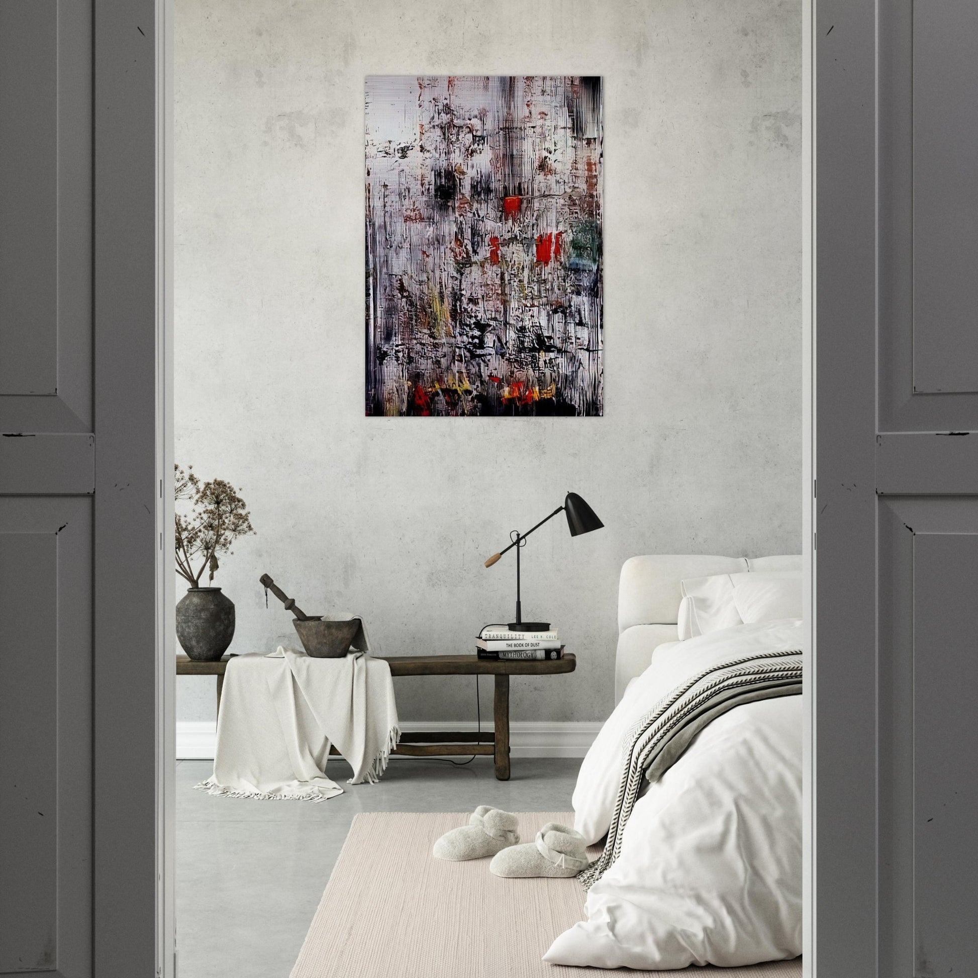 ICE 2 - Gerhard Richter Brushed Aluminum Print - 70x100 cm / 28x40 inches | Gerhard Richter Aluminum Print | Gerhard Richter Prints