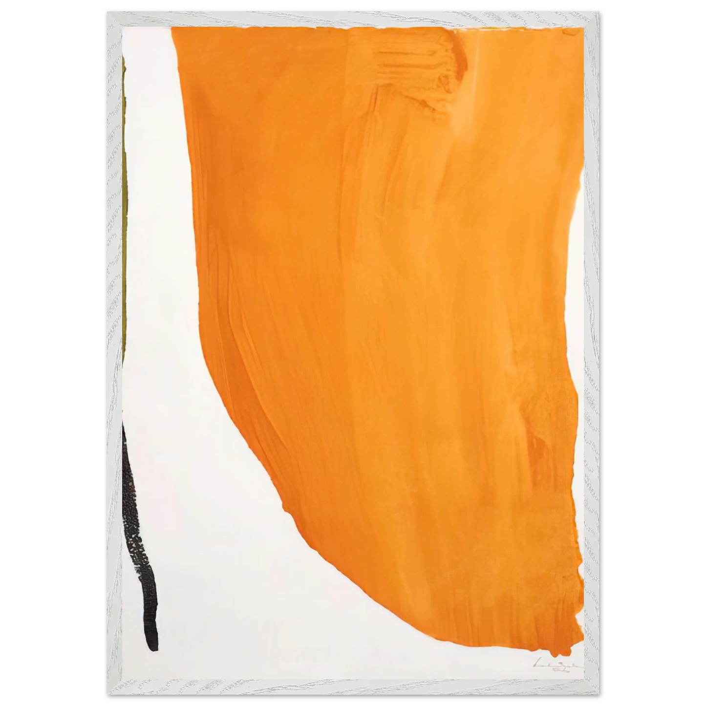 Helen Frankenthaler - Orange Downpour - 1970 Wall art - 45x60 cm / 18x24 inches - Fine Art Poster - -