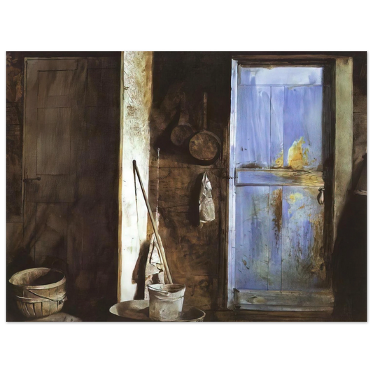 Andrew Wyeth - ALVARO CHRISTINA Wall Art - 21x29.7 cm / 8x12" - Fine Art Poster - -
