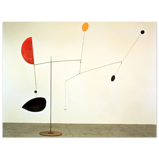 Alexander Calder - STEEL FISH 1934 Fine Art Poster - 13x18 cm / 5x7 inches