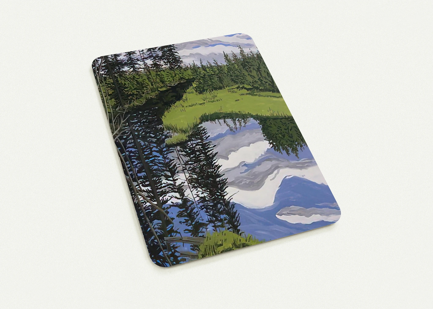 Illusory Flowage - 1996 By Neil Welliver Pack of 10 Post Cards | Neil Welliver Post Cards | A6 (10.5 x 14.8 cm) - 4.1 x 5.8 inches