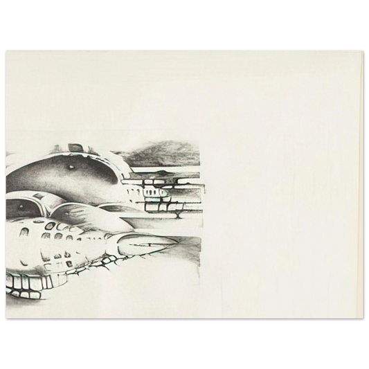 Lee Bontecou - THIRTEENTH STONE 1970 Fine Art Poster - Default Title