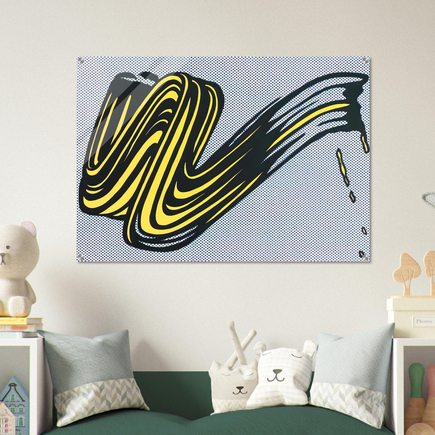 BRUSHSTROKE 1965 0 - Roy Lichtenstein Acrylic Print - 70x100 cm / 28x40″ inches | Roy Lichtenstein Wall Art | Roy Lichtenstein Prints