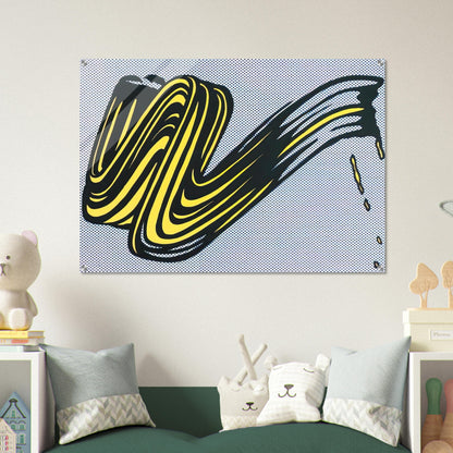 BRUSHSTROKE 1965 0 - Roy Lichtenstein Acrylic Print - 70x100 cm / 28x40″ inches | Roy Lichtenstein Wall Art | Roy Lichtenstein Prints