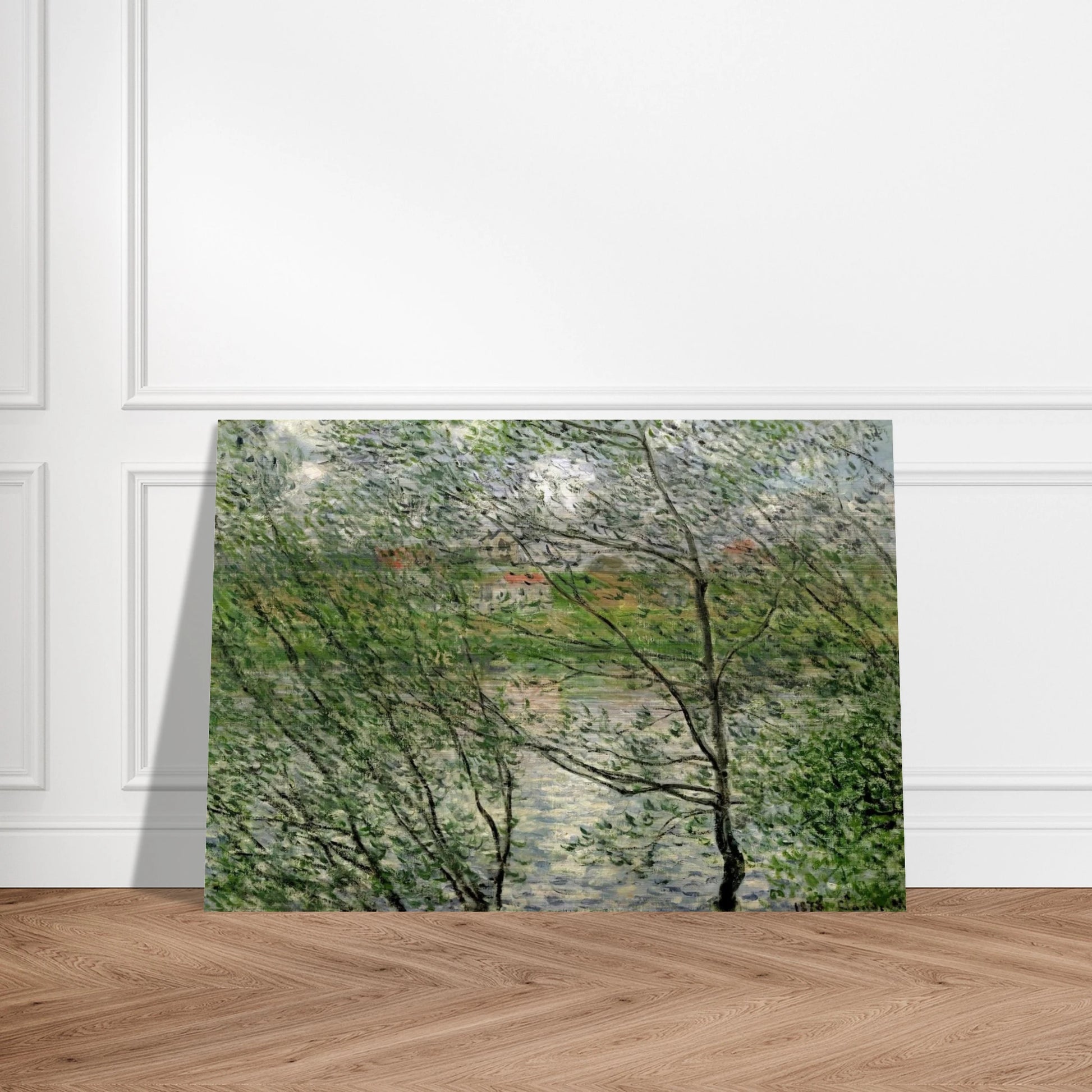 The Isle Grande-Jatte on the Siene - claude monet Brushed Aluminum Print - 70x100 cm / 28x40 inches | claude monet Aluminum Print | claude monet Prints