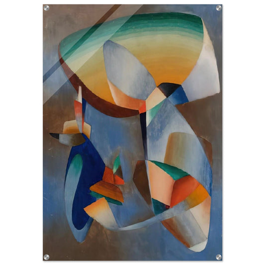 Composition - Abstract Art - John Ferren Acrylic Print - 70x100 cm / 28x40″ inches | John Ferren Wall Art | John Ferren Prints