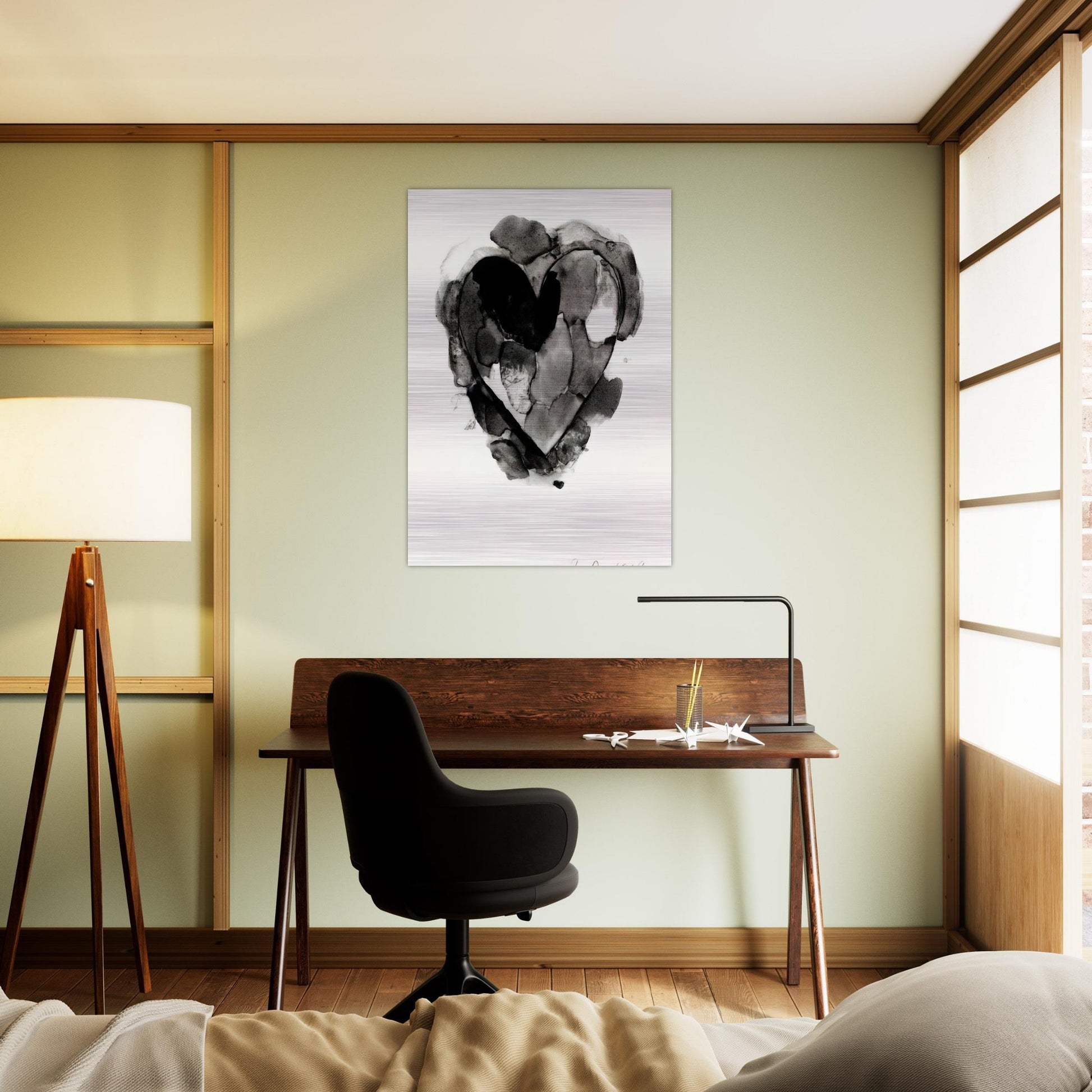 WELCOME HOME RARE BIRDS 1969 - Jim Dine Brushed Aluminum Print - 70x100 cm / 28x40 inches | Jim Dine Aluminum Print | Jim Dine Prints