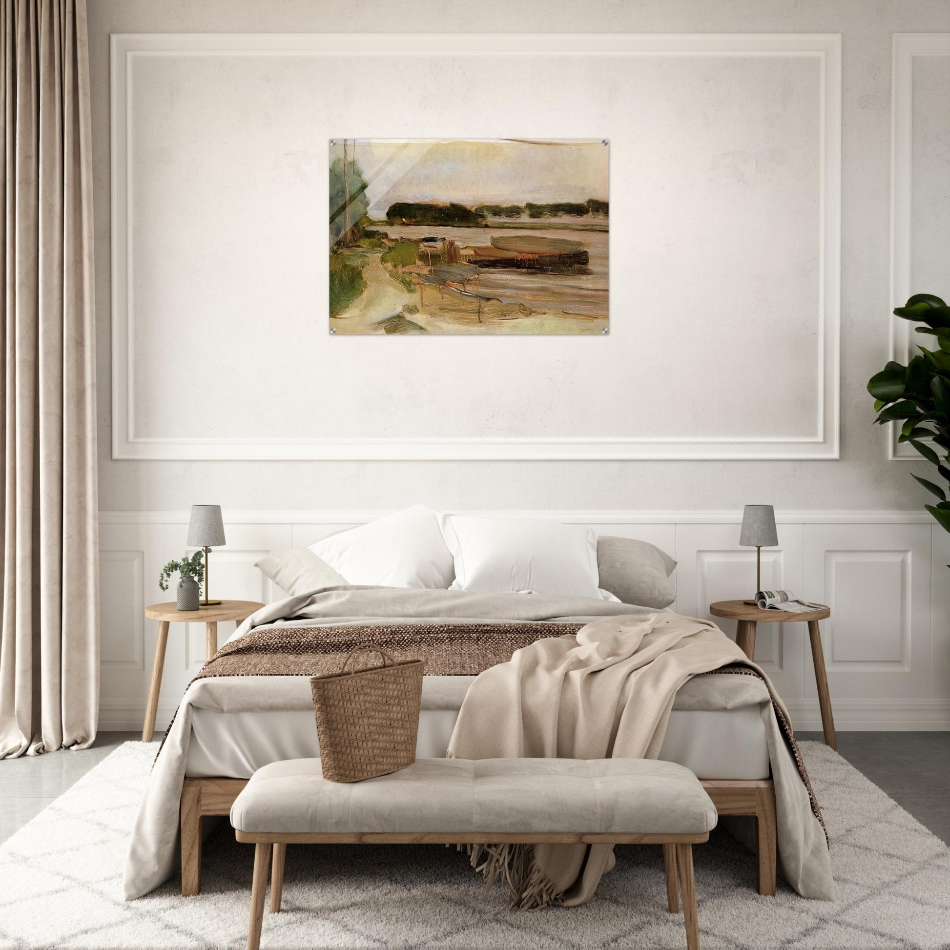 At the Amstel Sun - Piet Mondrian Acrylic Print - 70x100 cm / 28x40″ inches | Piet Mondrian Wall Art | Piet Mondrian Prints