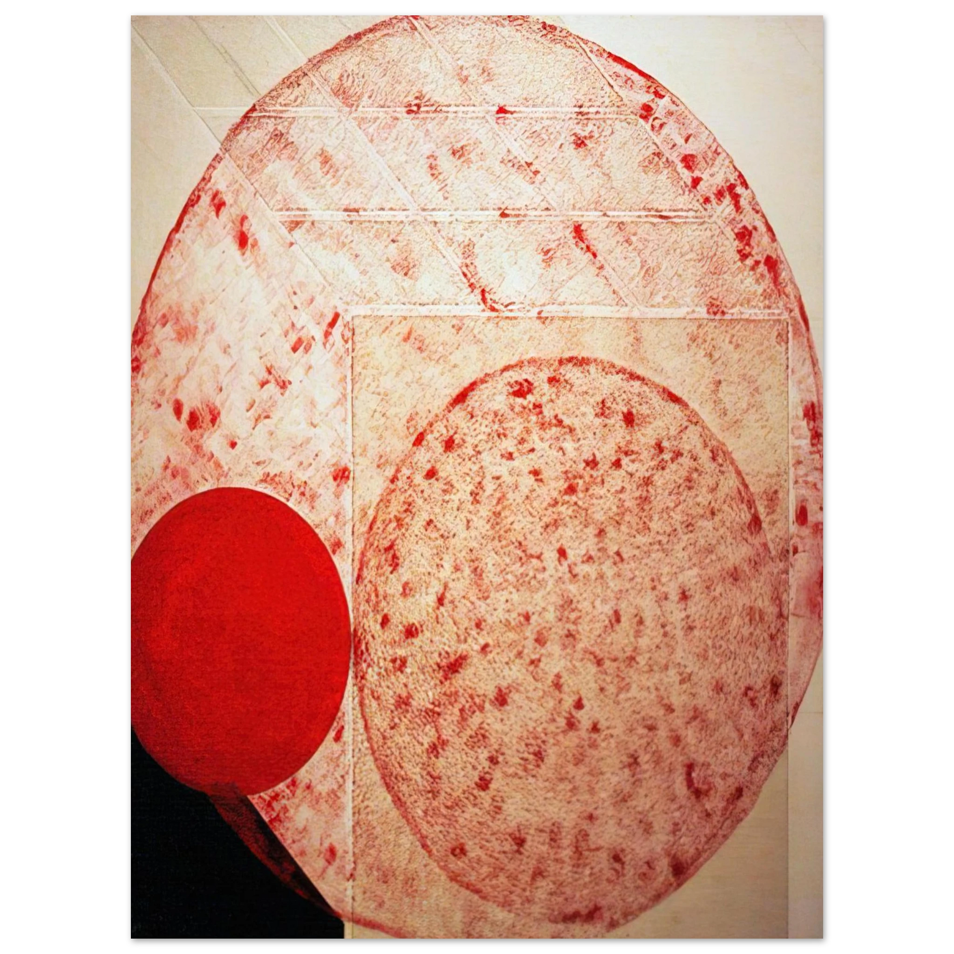 Lygia Pape - Painting. Red - 1987 Fine Art Poster - Default Title
