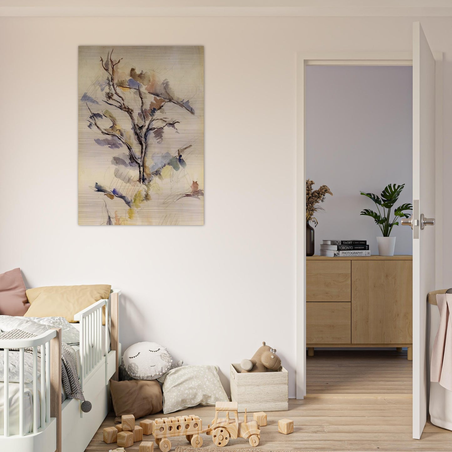 The Oak - Paul Cézanne Brushed Aluminum Print - 70x100 cm / 28x40 inches | Paul Cézanne Aluminum Print | Paul Cézanne Prints