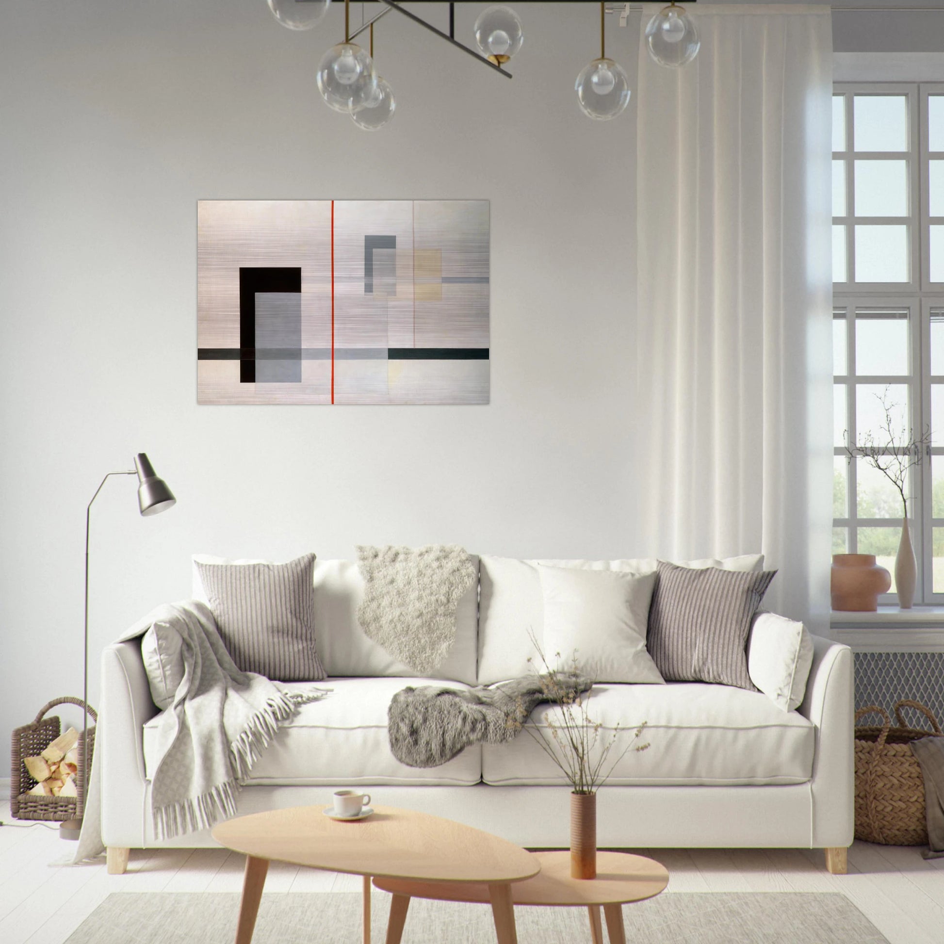 K VII - Laszlo Moholy-Nagy Brushed Aluminum Print - 70x100 cm / 28x40 inches | Laszlo Moholy-Nagy Aluminum Print | Laszlo Moholy-Nagy Prints